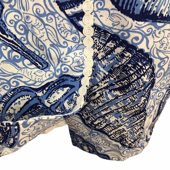 Lilly Pulitzer Jesse Romper Seashell Skort Sleeveless Dress - Picture 6 of 10